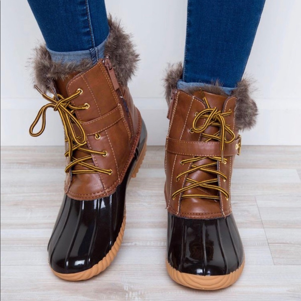 🍁Just in Duck/Rain boots lace up 🍁